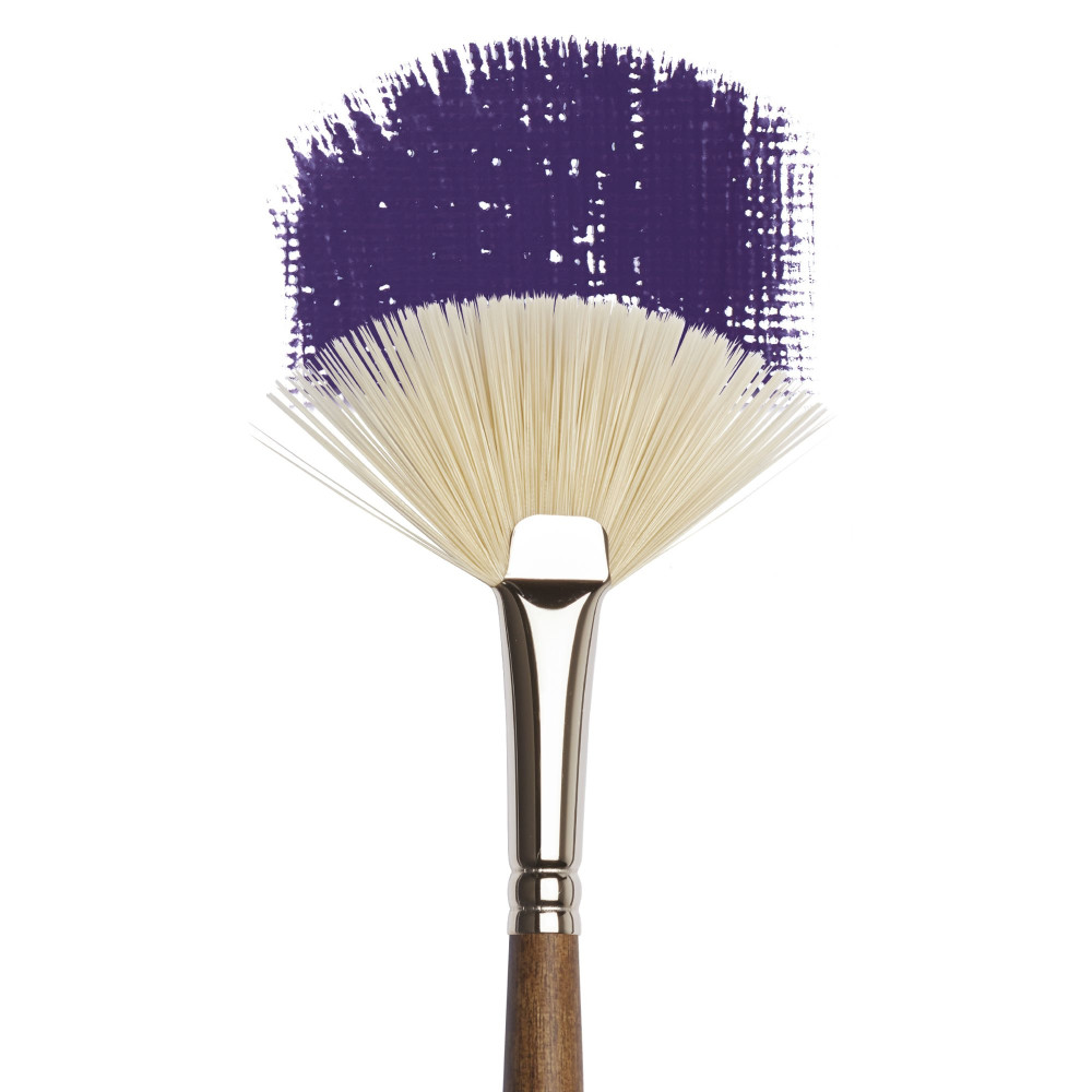 Artists' Oil synthetic brush, fan - Winsor & Newton - no. 6