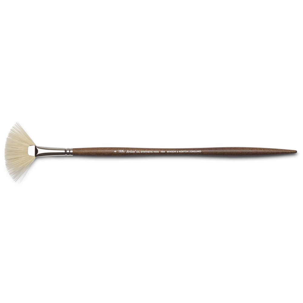 Artists' Oil synthetic brush, fan - Winsor & Newton - no. 6