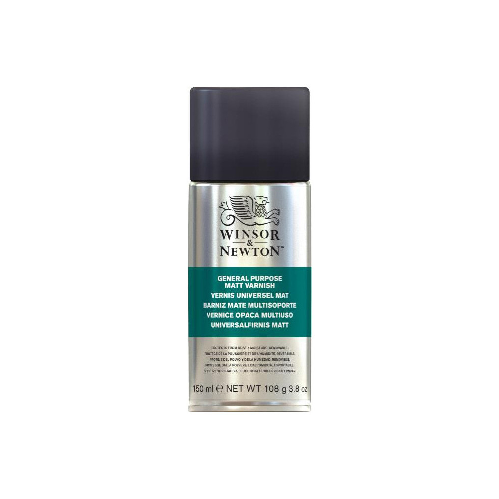 Werniks w sprayu General Purpose - Winsor & Newton - matowy, 150 ml