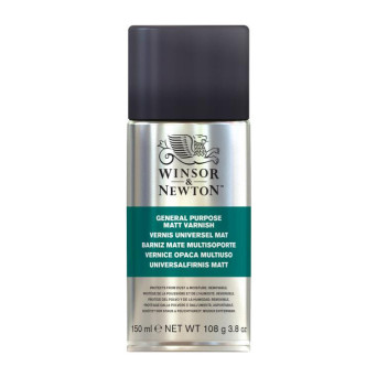Werniks w sprayu General Purpose - Winsor & Newton - matowy, 150 ml
