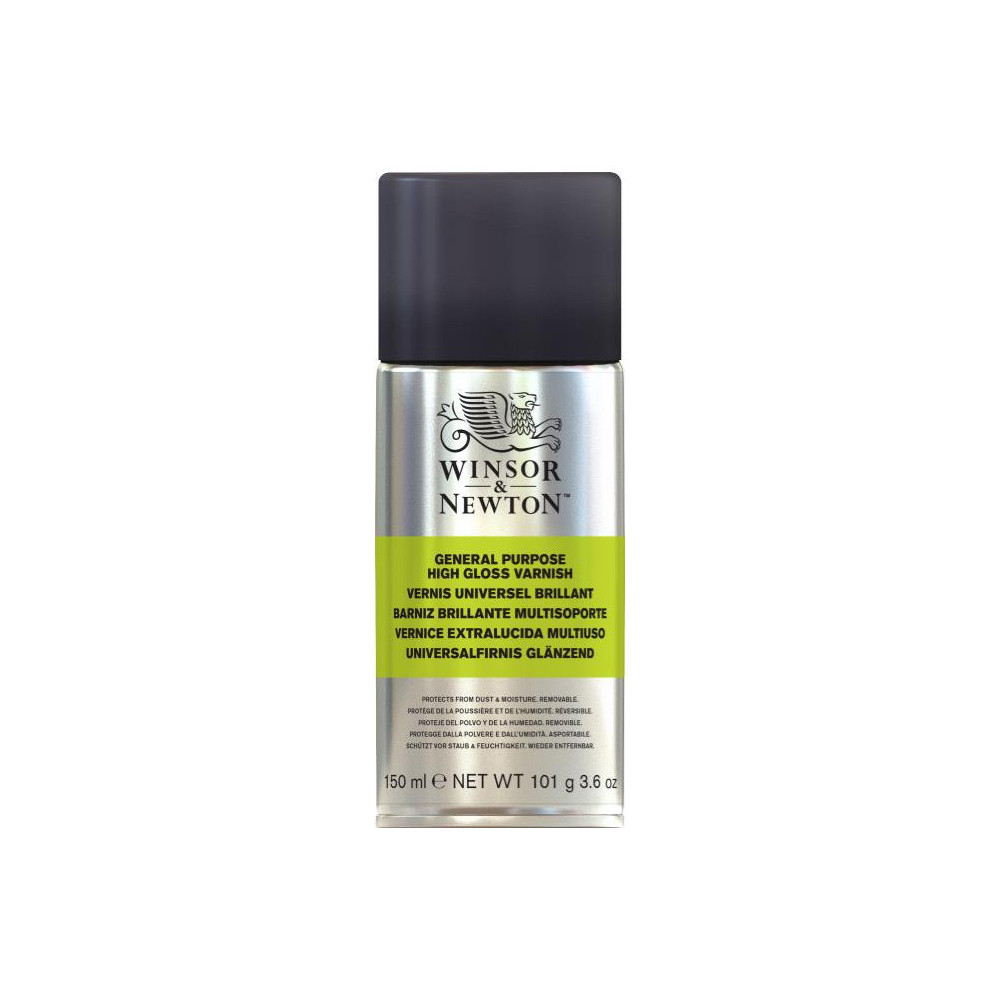 Werniks w sprayu General Purpose - Winsor & Newton - błyszczący, 150 ml