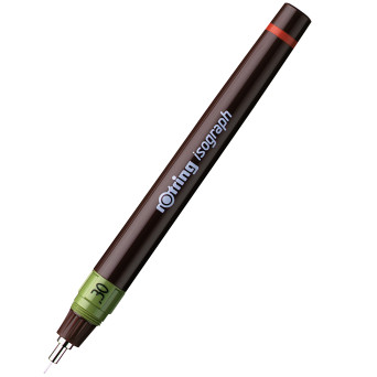 Isograph drawing pen - Rotring - black, 0,30 mm