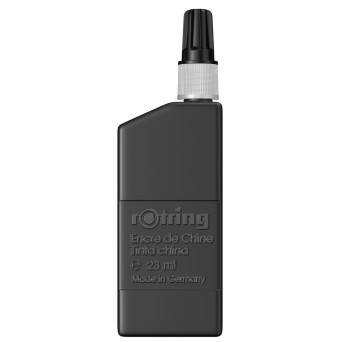 Tusz kreślarski do tuszografów - Rotring - czarny, 23 ml