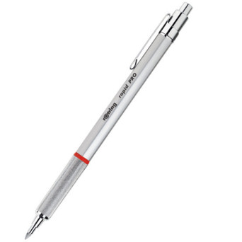 Ołówek automatyczny Rapid Pro - Rotring - srebrny, 0,7 mm
