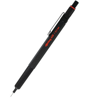 600 mechanical pencil - Rotring - black, 0,5 mm