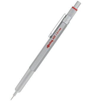 600 mechanical pencil - Rotring - silver, 0,5 mm