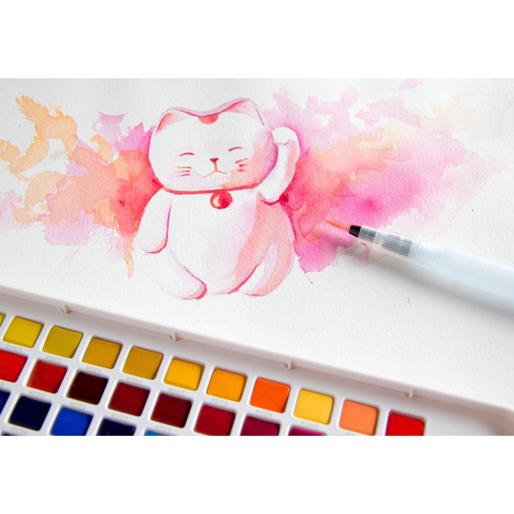 Pędzel na wodę Waterbrush, długi - Sakura - średnia końcówka, M