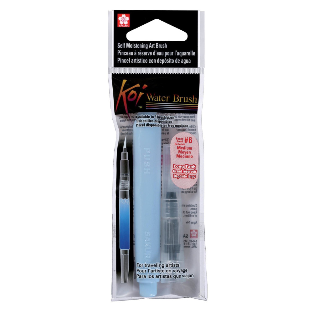 Waterbrush, long tank - Sakura - medium tip, M