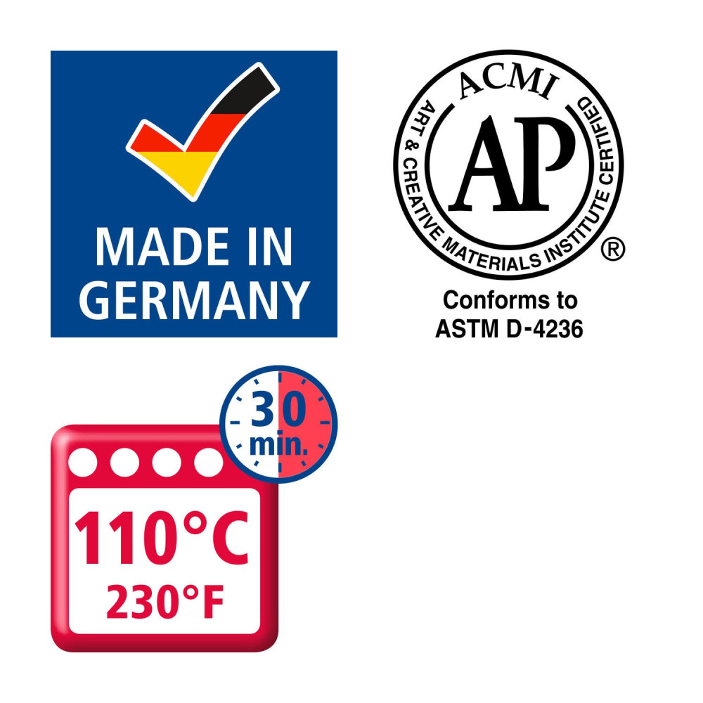 Fimo Professional modelling clay - Staedtler - Basic, 12 colors x 25 g