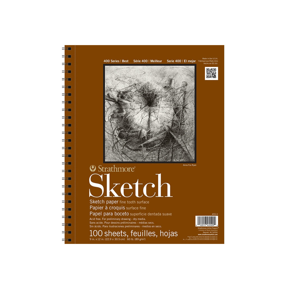 Sketch paper - Strathmore - A4, 89 g, 100 sheets