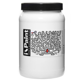 Acrylic paint I-Paint - Renesans - 01, Titanium White, 500 ml