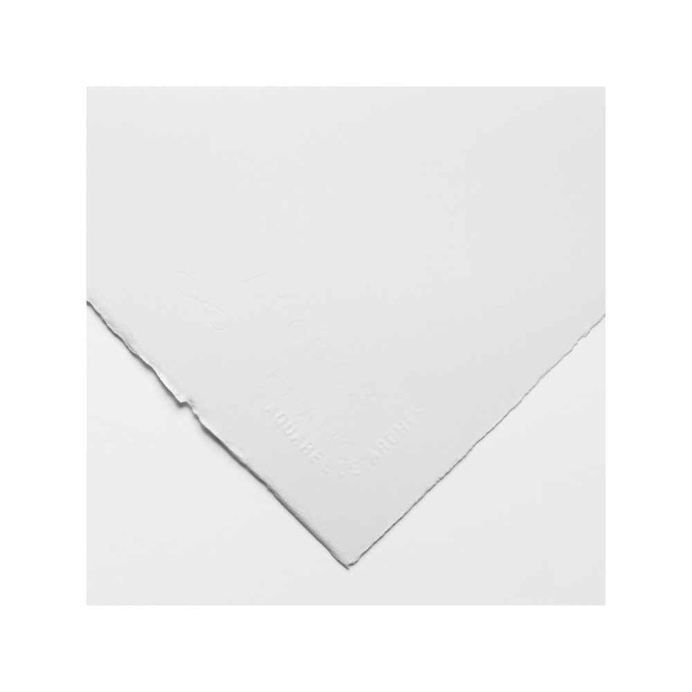 Papier do akwareli - Arches - hot pressed, 56 x 76 cm, 185 g, 10 ark.