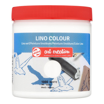 Farba do linorytu Lino Colour - Talens Art Creation - White, 250 ml