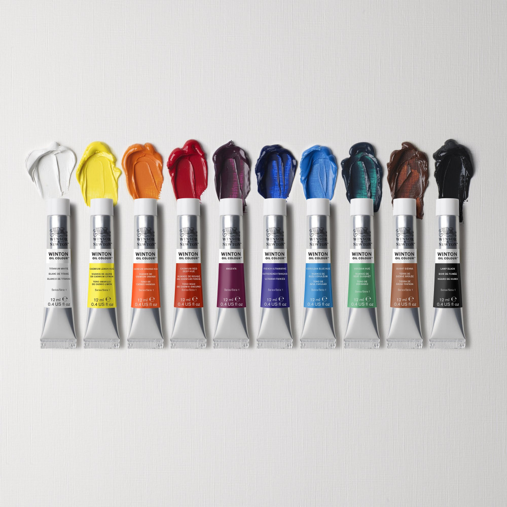 Zestaw farb olejnych Winton - Winsor & Newton - 10 kolorów x 12 ml