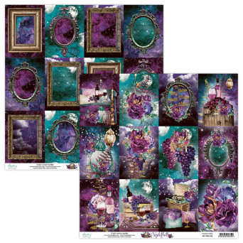 Scrapbooking paper 30,5 x 30,5 cm - Mintay - Nightfall 06