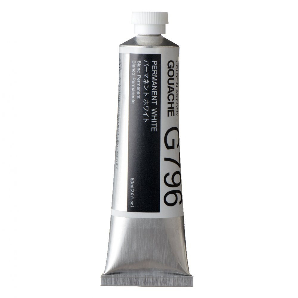 Artists’ Gouache - Holbein - Permanent White, 60 ml