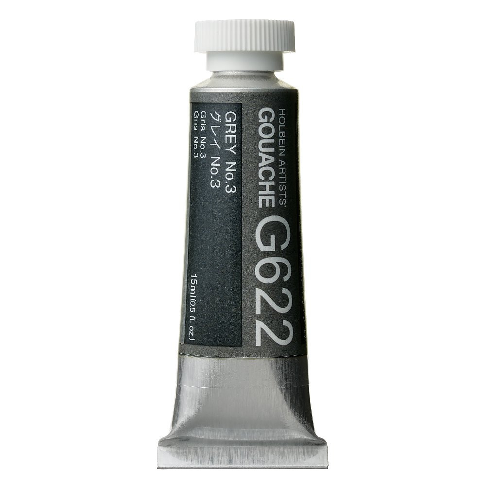 Artists’ Gouache - Holbein - Grey no. 3, 15 ml