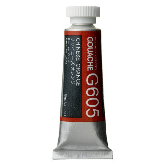Artists’ Gouache - Holbein - Chinese Orange, 15 ml