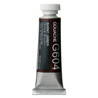 Artists’ Gouache - Holbein - Burnt Umber, 15 ml