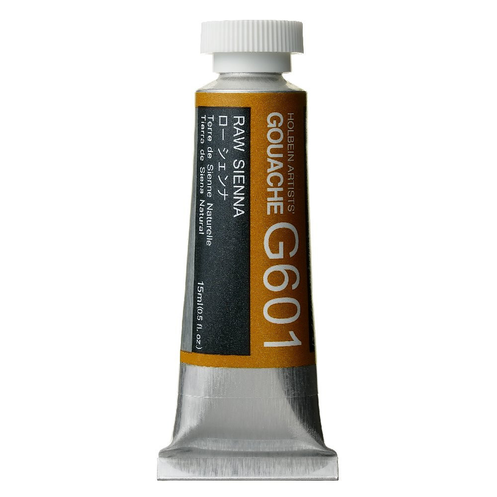 Gwasz Artists’ Gouache - Holbein - Raw Sienna, 15 ml