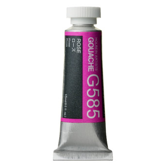 Gwasz Artists’ Gouache - Holbein - Rose, 15 ml