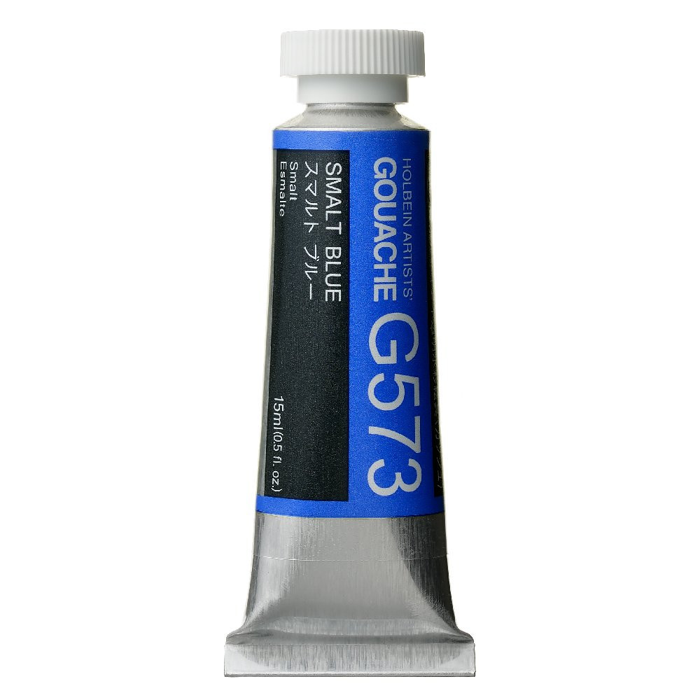 Gwasz Artists’ Gouache - Holbein - Smalt Blue, 15 ml