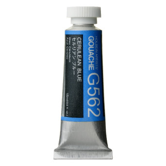 Gwasz Artists’ Gouache - Holbein - Cerulean Blue, 15 ml