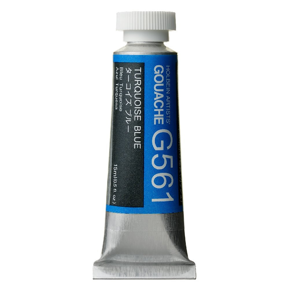Artists’ Gouache - Holbein - Turquoise Blue, 15 ml