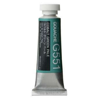 Gwasz Artists’ Gouache - Holbein - Cobalt Green Pale, 15 ml