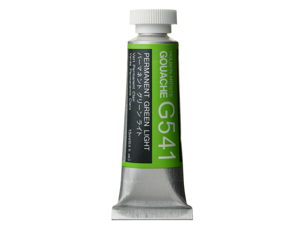 Artists’ Gouache - Holbein - Permanent Green Light, 15 ml