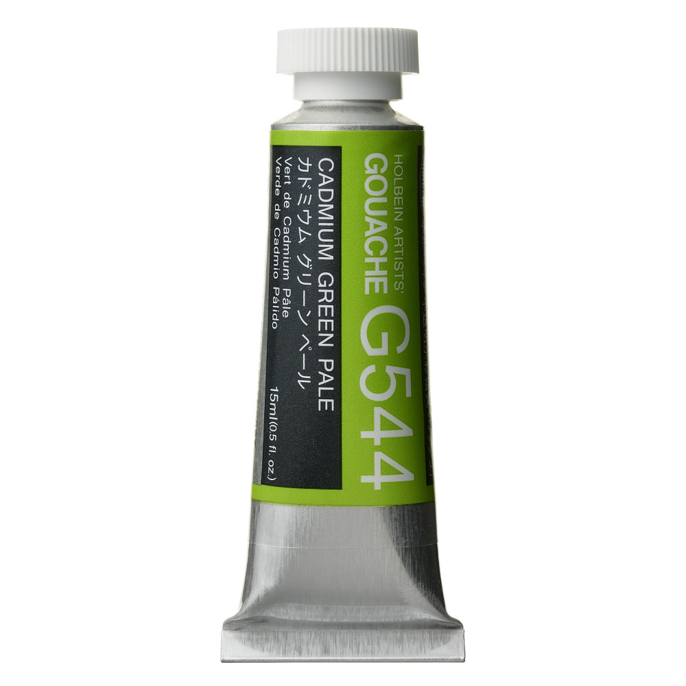 Artists’ Gouache - Holbein - Cadmium Green Pale, 15 ml