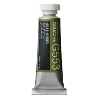 Gwasz Artists’ Gouache - Holbein - Moss Green, 15 ml