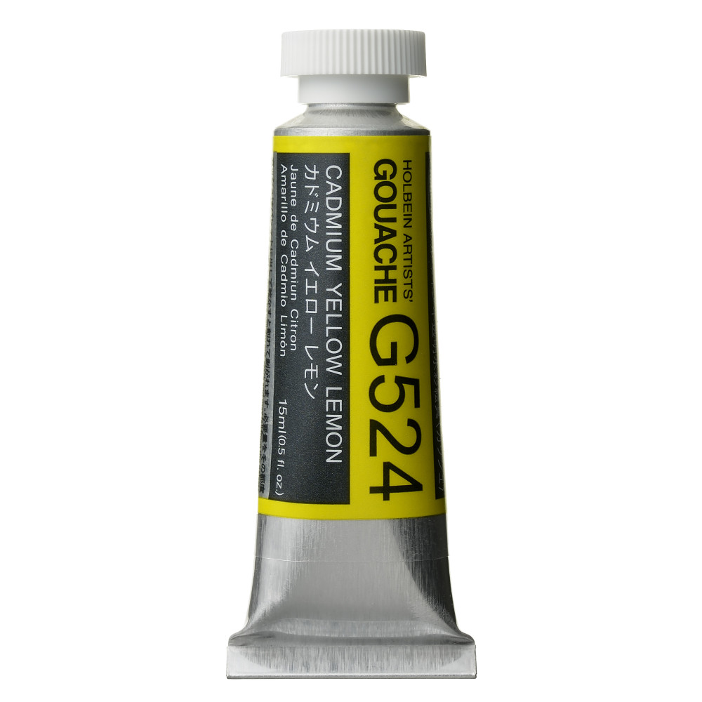 Artists’ Gouache - Holbein - Cadmium Yellow Lemon, 15 ml