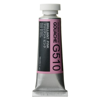 Gwasz Artists’ Gouache - Holbein - Brilliant Pink, 15 ml