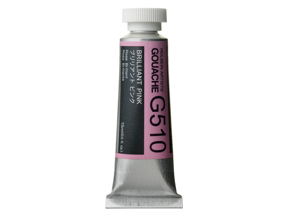 Gwasz Artists’ Gouache - Holbein - Brilliant Pink, 15 ml