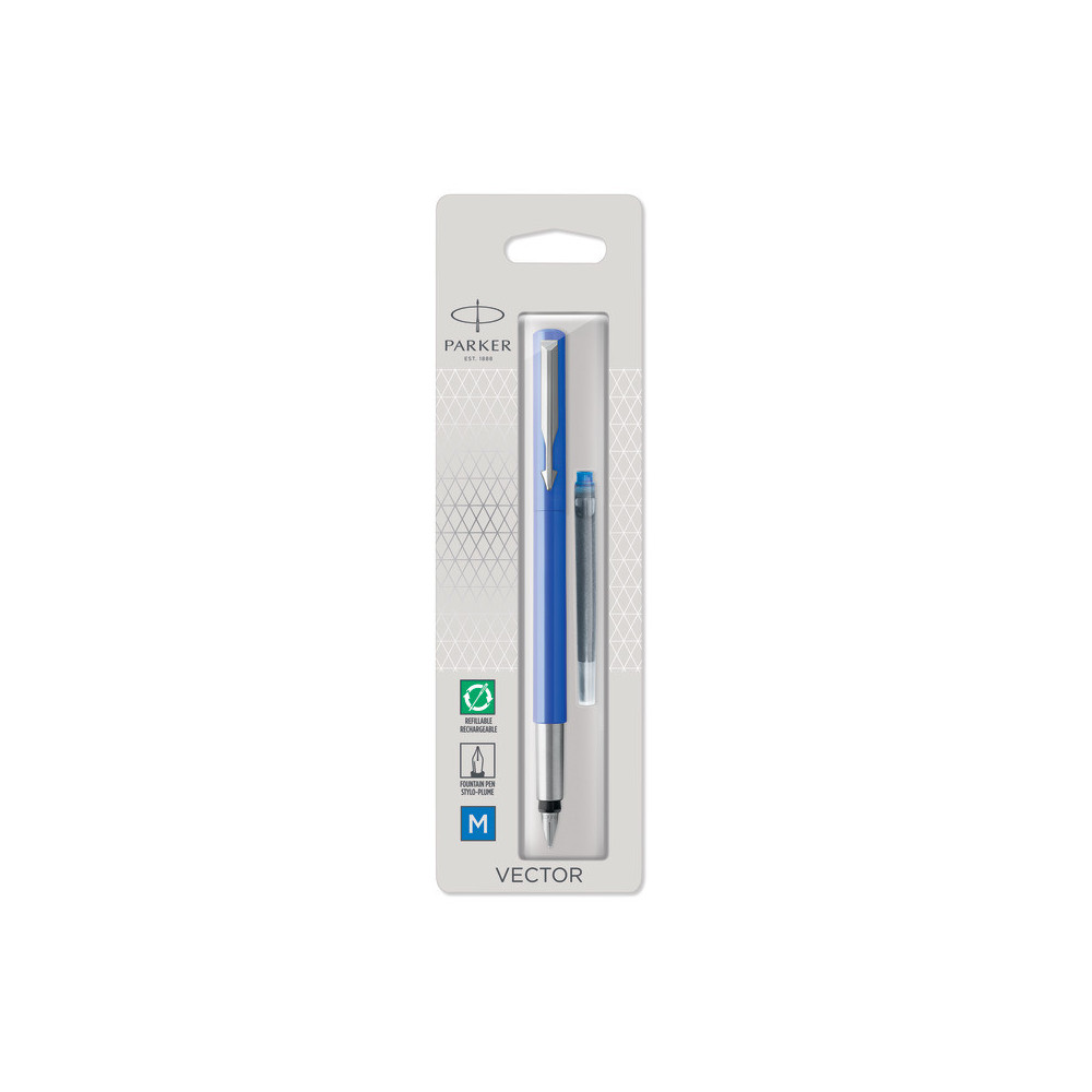 Fountain pen Vector - Parker - blue, M