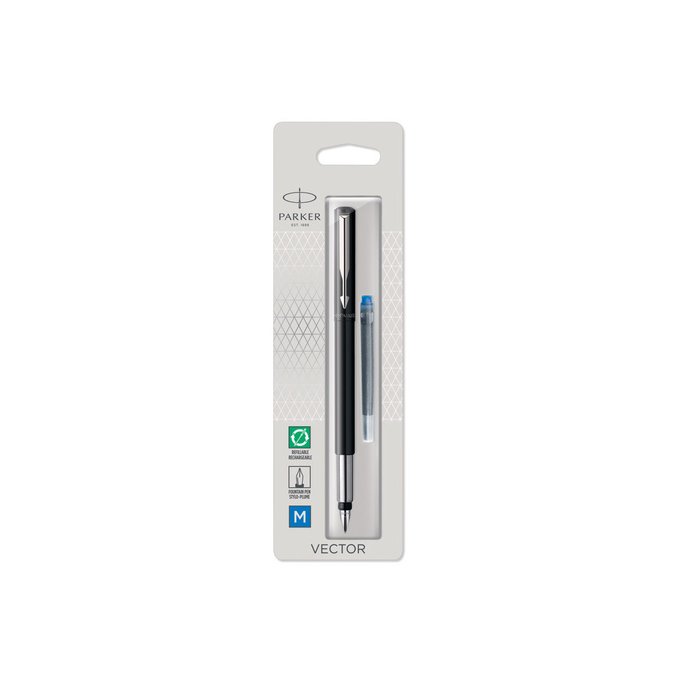 Fountain pen Vector - Parker - black, M