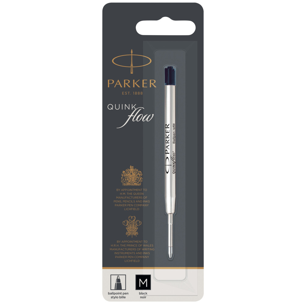 Wkład do długopisu Quink flow - Parker - czarny, M