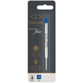 Quink flow ballpoint pen refill - Parker - blue, M