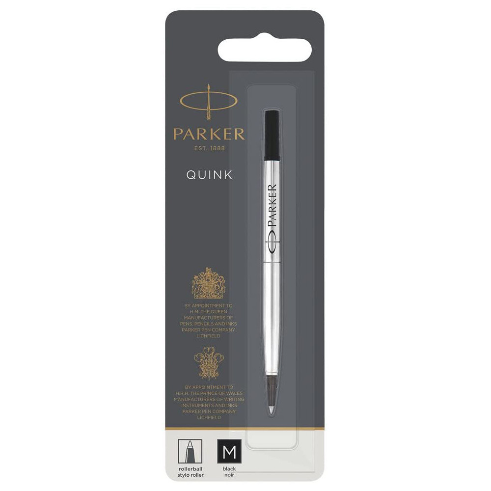 Quink rollerball pen refill - Parker - black, M