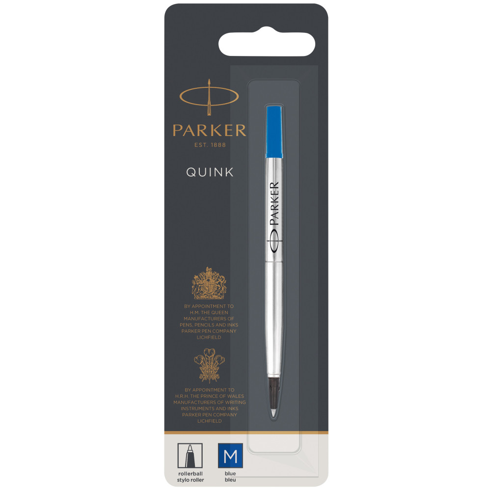 Quink rollerball pen refill - Parker - blue, M