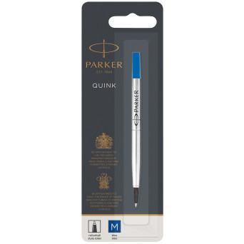 Quink rollerball pen refill - Parker - blue, M