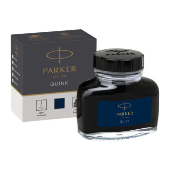 Atrament Quink do piór wiecznych - Parker - granatowy, 57 ml