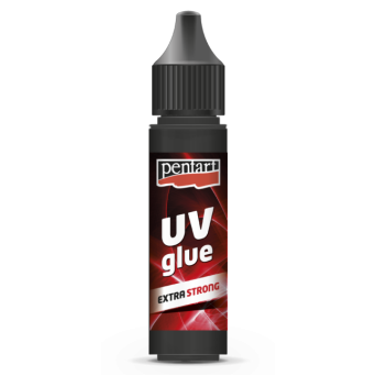 Klej żywiczny UV Extra Strong - Pentart - przeźroczysty, 20 ml
