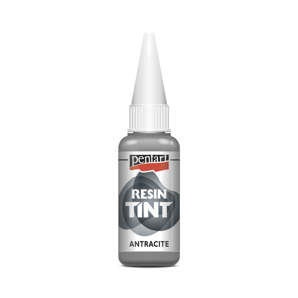 Barwnik do żywic epoksydowych, matowy - Pentart - antracyt, 20 ml