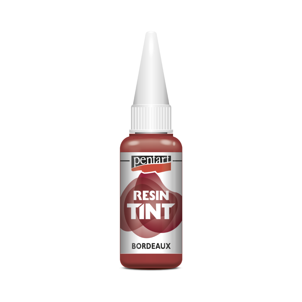 Barwnik do żywic epoksydowych, matowy - Pentart - bordowy, 20 ml