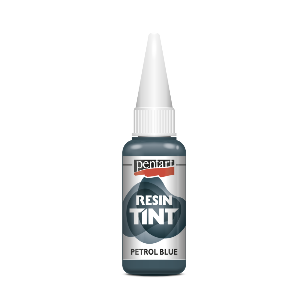 Barwnik do żywic epoksydowych, matowy - Pentart - petrol blue, 20 ml
