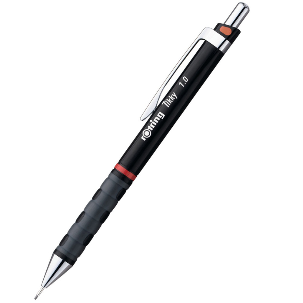 Ołówek automatyczny Tikky - Rotring - czarny, 1 mm