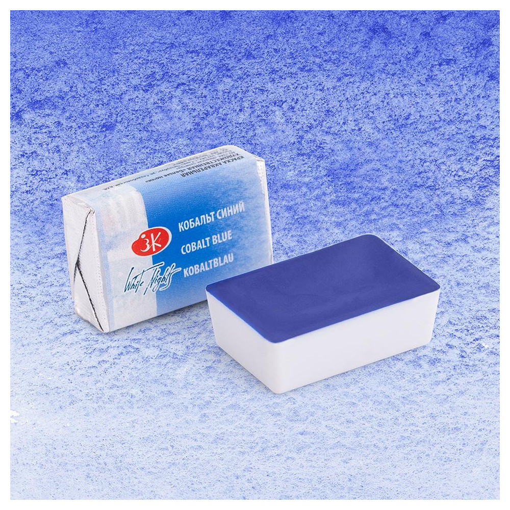 White Nights watercolor paint - St. Petersburg - Cobalt Blue, pan
