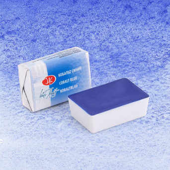 Farba akwarelowa Białe Noce - St. Petersburg - Cobalt Blue, kostka